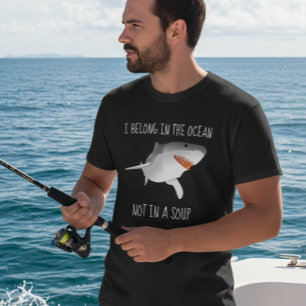Stop Shark Finning Belong In Ocean Not Soup T-Shirt