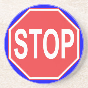 STOP SIGN COASTER