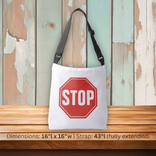 STOP Sign Crossbody Bag