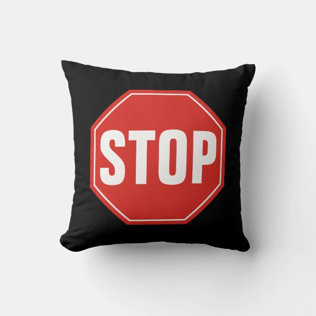 STOP Sign Cushion (Front)