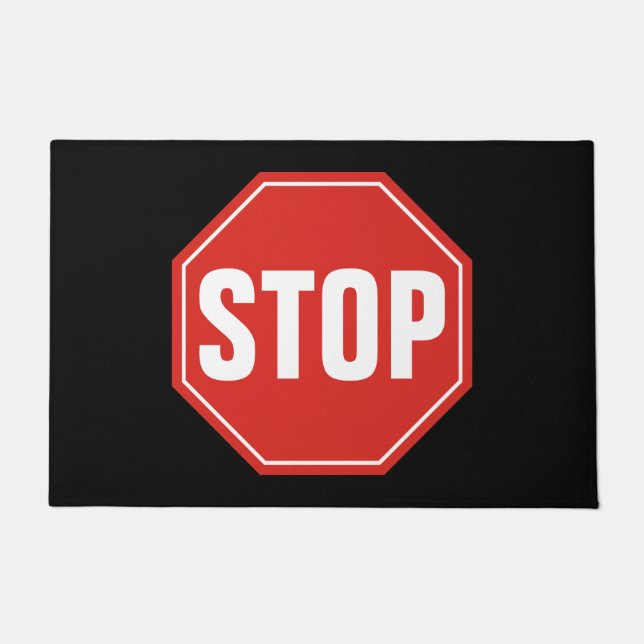 STOP Sign Doormat (Front)