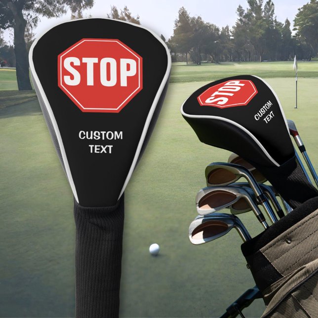 STOP Sign Golf Head Cover (Creator Uploaded)