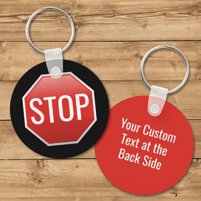 STOP Sign Keychain (Creator Uploaded)