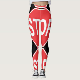 stop sign leggings