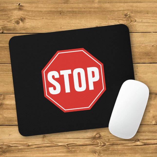 STOP Sign Mouse Mat (Creator Uploaded)