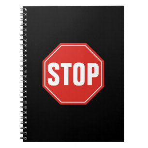 STOP Sign Notebook