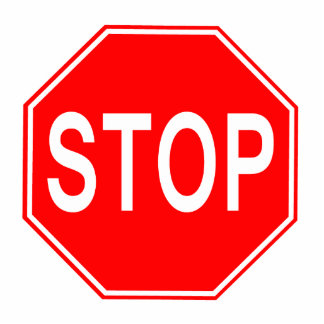 STOP Sign - Photo Sculpture