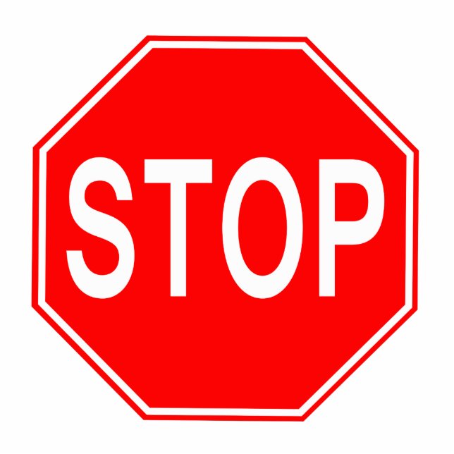 STOP Sign - Photo Sculpture (Front)