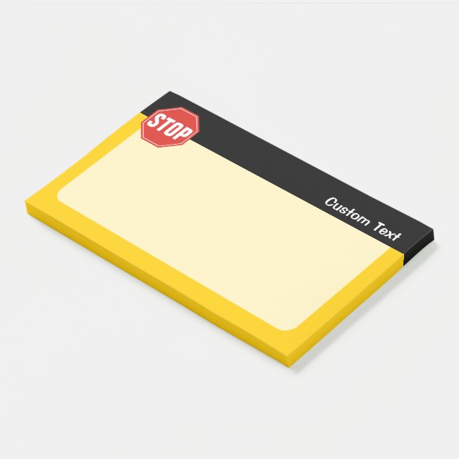 STOP Sign Post-it Notes (Angled)