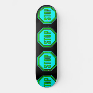 Stop sign skateboard