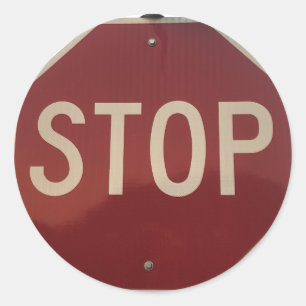 Stop Sign Sticker