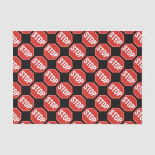 STOP Sign Tissue Paper