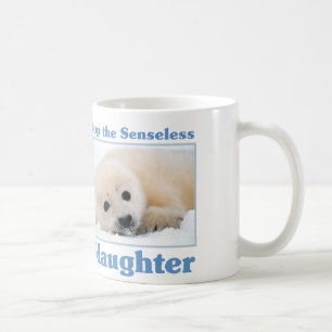 Stop slaughter-seals coffee mug