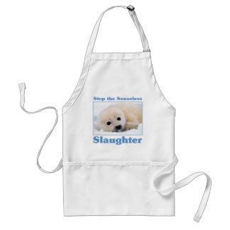 Stop slaughter-seals standard apron