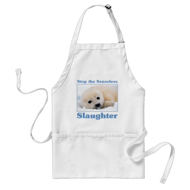 Stop slaughter-seals standard apron (Front)