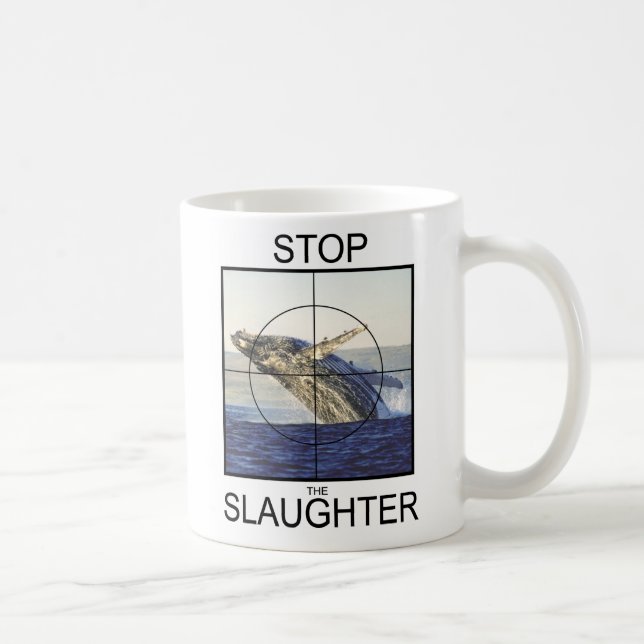 Stop Slaughter-whales Coffee Mug (Right)