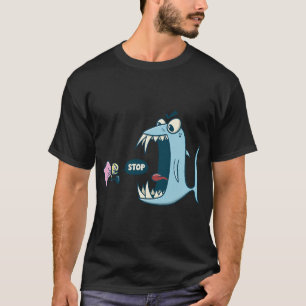 Stop - small against big T-Shirt