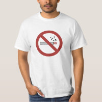 Stop Smoking Cigarette Custom T-shirts