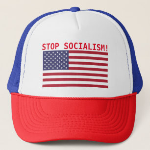 STOP SOCIALISM TRUCKER HAT