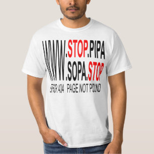 Stop SOPA & PIPA T-shirt