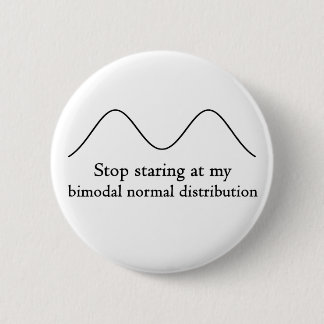 Stop staring ... 6 cm round badge