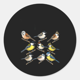 Stop Staring At My Funny Birdwatching Birds Lover  Classic Round Sticker