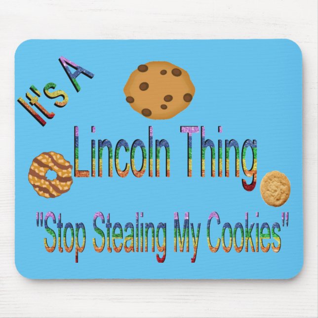 stop stealing my cookies mouse mat (Front)