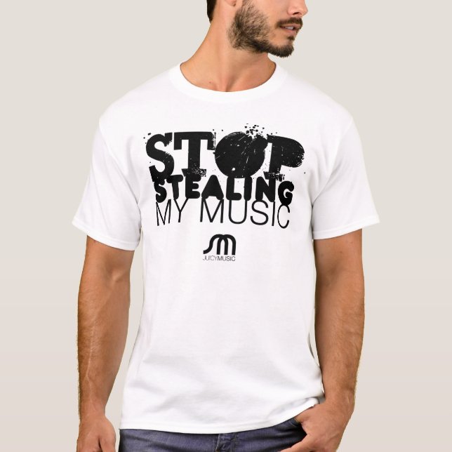 Stop Stealing My Music Tee (Front)