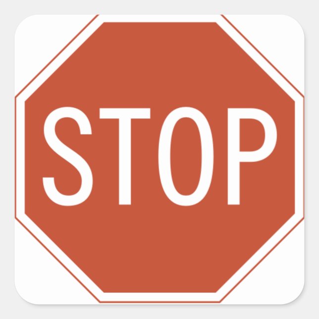 Stop Stickers (Front)