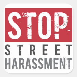 Stop Street Harassment Stickers - Large