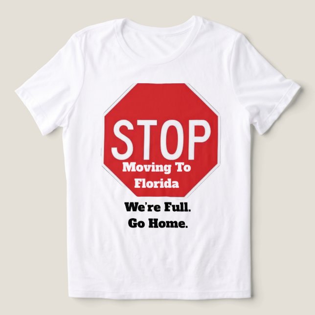 Stop T-Shirt Tri-Blend Shirt (Design Front)
