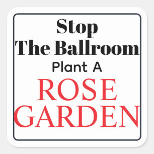 Stop The Ballroom Square Sticker