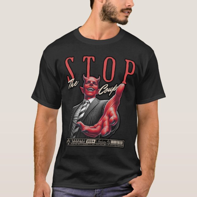 Stop the Coup T-Shirt (Front)