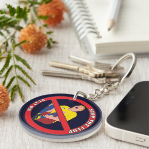 STOP THE FLOP KEY RING