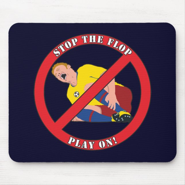 STOP THE FLOP MOUSE MAT (Front)