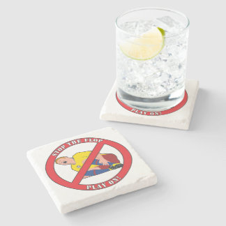 STOP THE FLOP STONE COASTER