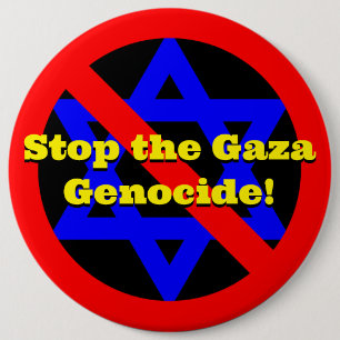 Stop the Gaza Genocide! 6 Cm Round Badge