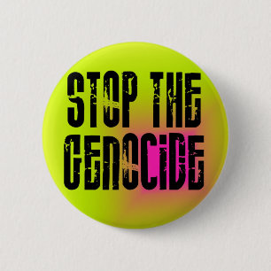 Stop The Genocide Button