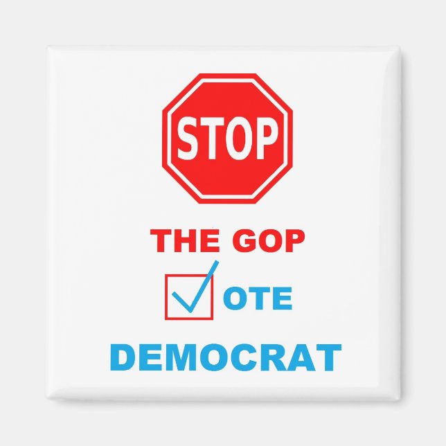 STOP the GOP - Sq Magnet (Front)