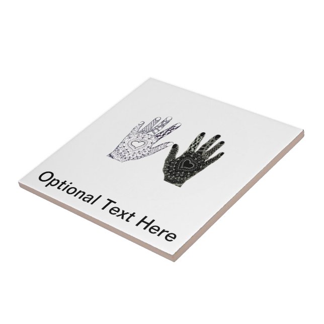 Stop the Hate and Racism Tile (Side)
