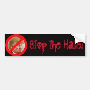 "Stop the Hate!" Bumper Sticker