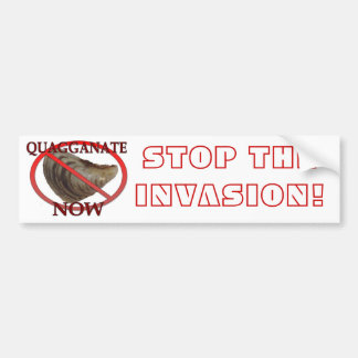 Stop the Invasion Bumper Sticker