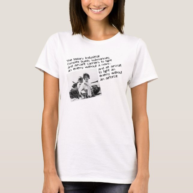 Stop The Military Industrial Complex T-Shirt (Front)