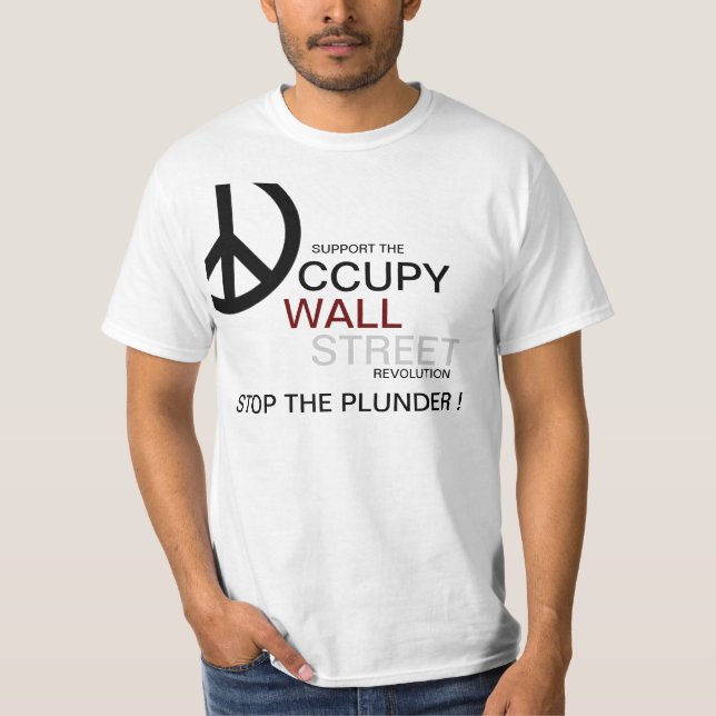 STOP THE PLUNDER ! T-Shirt (Front)