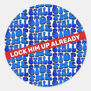 STOP THE STALL CLASSIC ROUND STICKER