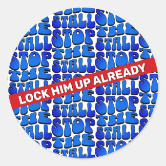 STOP THE STALL CLASSIC ROUND STICKER