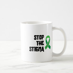 Stop The Stigma Shirt Mental Health Awareness Ribb Coffee Mug