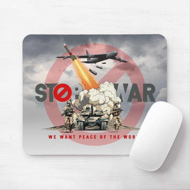 Stop The War | Mouse Mat (With Mouse)