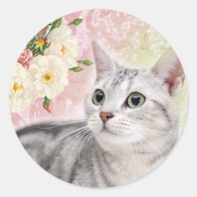 Stop To Smell The Roses Classic Round Sticker (Front)