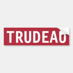STOP TRUDEAU BUMPER STICKER